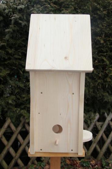 Preview: Woid Herz Nistkasten (N3) Vogelfutterhaus